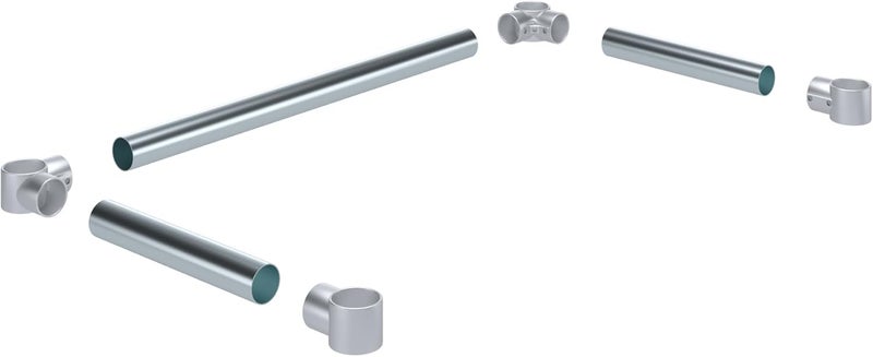 AmGood Cross Bar and Connector Set (for Table 18" x 30") - Image 2